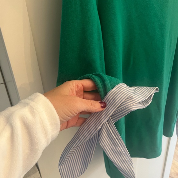 Halogen Top with Tie Sleeve Detail - Picture 3 of 4